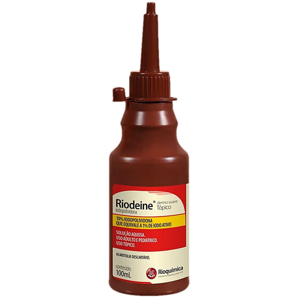 Encontraproduto.com.br - Antisséptico Riodeine Dermo Suave Tópico - Rioquímica
