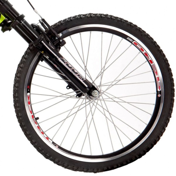 Encontraproduto.com.br - Bicicleta - Aro 24 - Dragon Fire - Com Suspensão - Tk3-Track - Amarelo