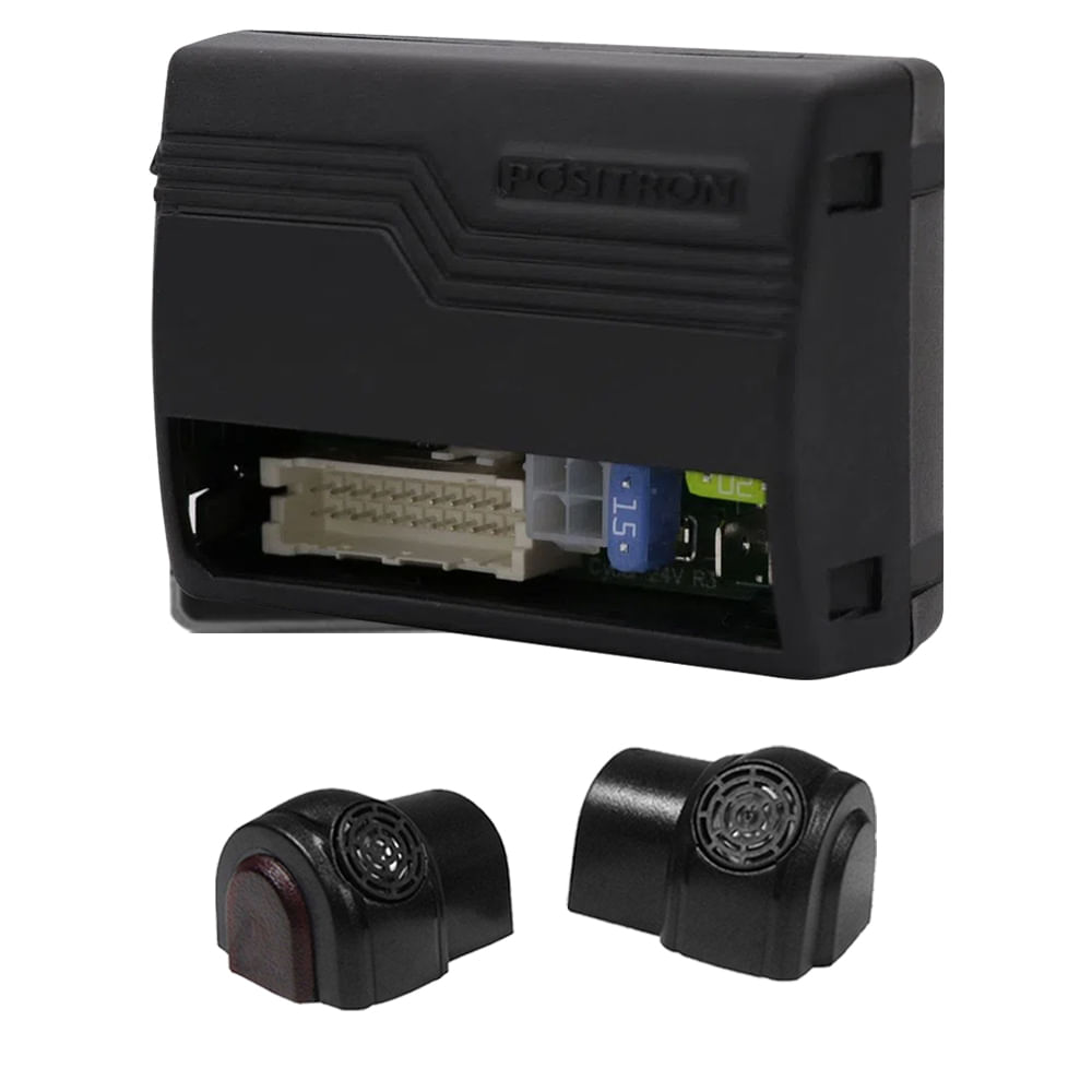 Encontraproduto.com.br - ALARME AUTOMOTIVO PÓSITRON CYBER TX360 BIVOLT COM BATERIA BACK-UP