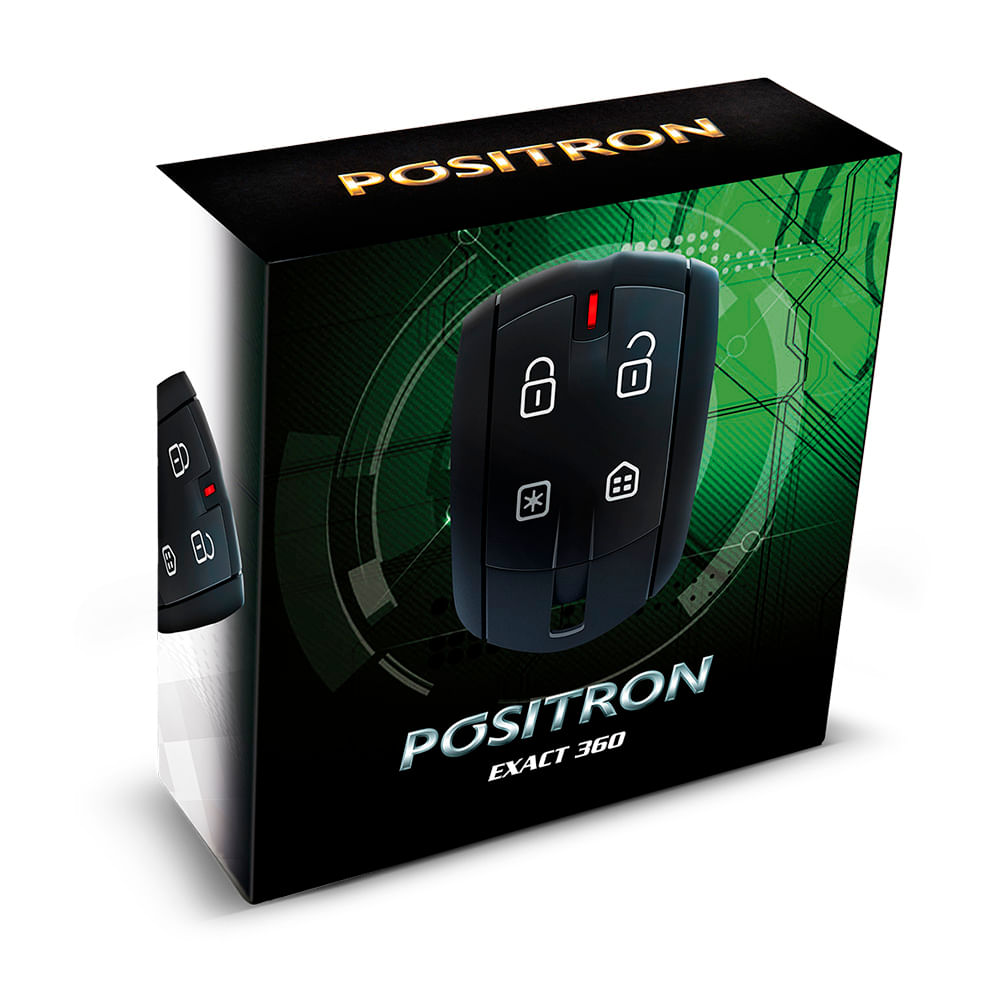 Encontraproduto.com.br - ALARME AUTOMOTIVO POSITRON CYBER EX360 EXACT UNIVERSAL