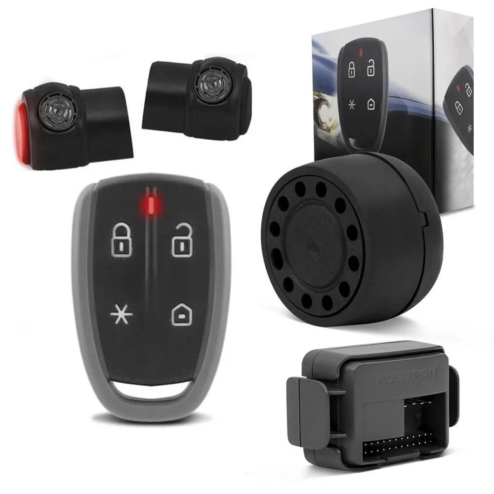 ALARME AUTOMOTIVO POSITRON KEYLESS KL360 COM CONTROLE REMOTO PRESENÇA