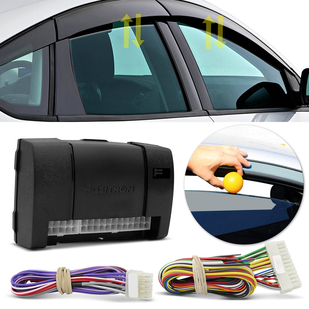 MÓDULO DE AUTOMAÇÃO PARA SUBIDA DE VIDRO ELÉTRICO PRONNECT 480 AE - UNIVERSAL