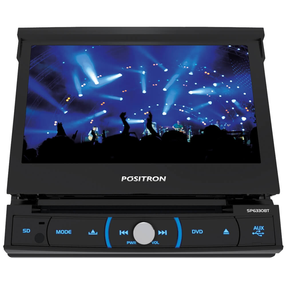 Encontraproduto.com.br - DVD PLAYER SP6330BT PÓSITRON 7 POL. RET. ESPELHAMENTO BLUETOOTH USB SD AUX