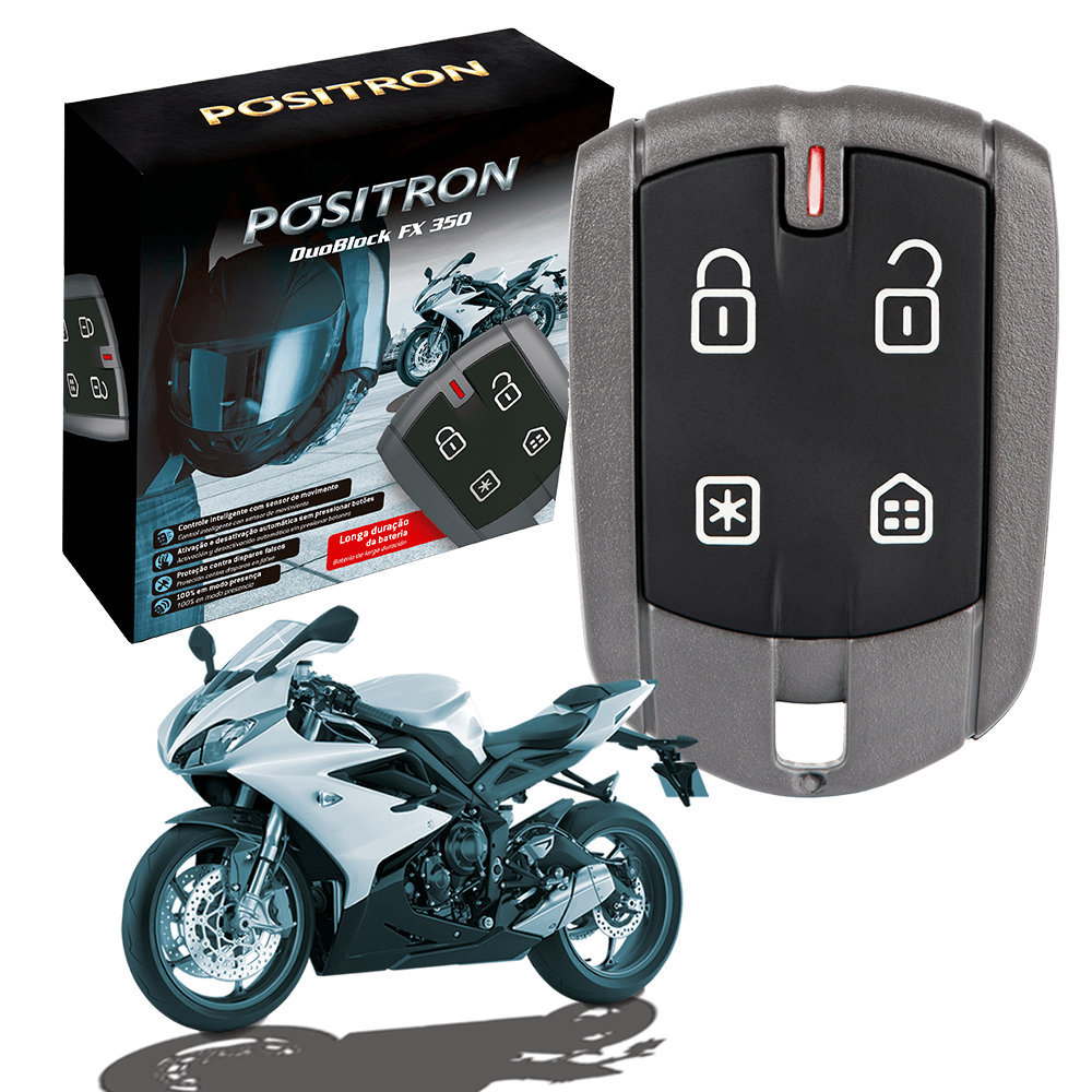 Encontraproduto.com.br - ALARME DUOBLOCK FX G8 DEDICADO HONDA TWISTER 250 MOD. 2019 A 2022/23 POSITRON
