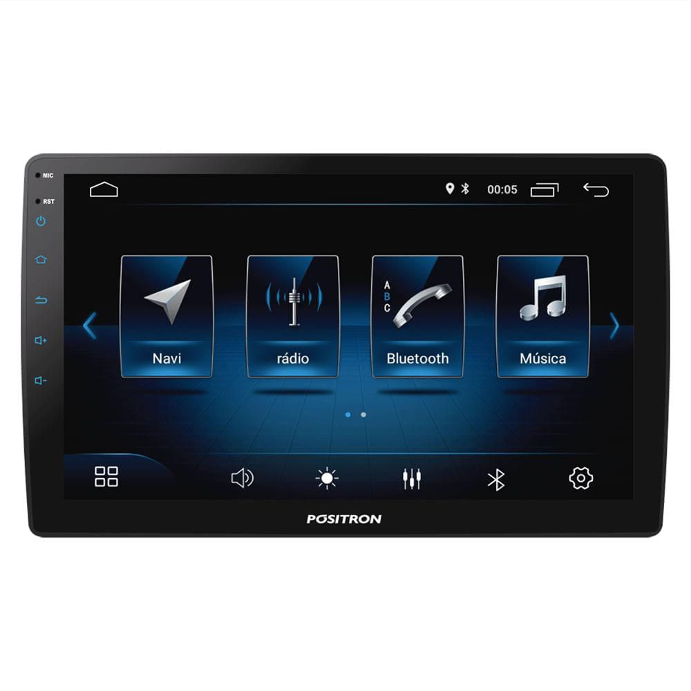 Encontraproduto.com.br - Central Multimídia Pósitron SP9090AD Virtus Polo WIFI com Moldura