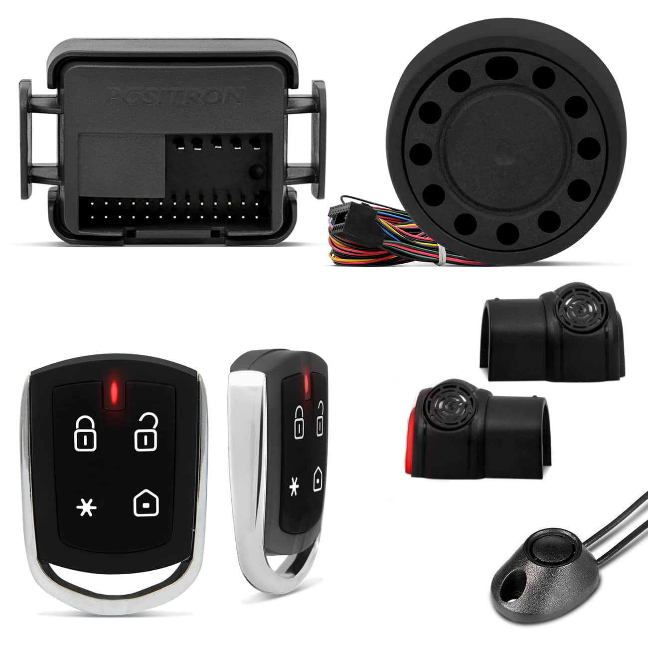 Encontraproduto.com.br - ALARME AUTOMOTIVO POSITRON CYBER PX360BT BLUETOOTH E REMOTE STARTER