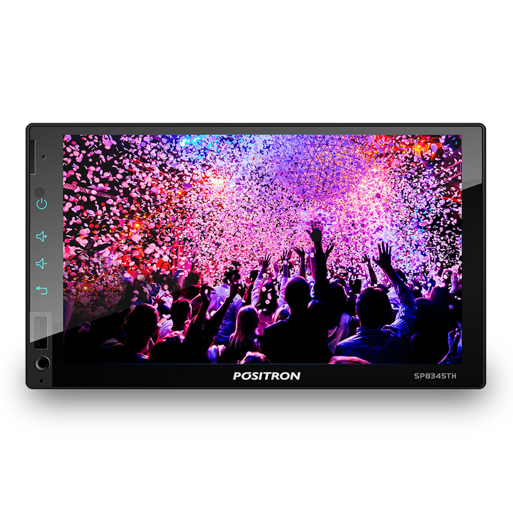 Encontraproduto.com.br - CENTRAL MULTIMIDIA MIRROR CONNECT SP8345TH BLUETOOTH USB SD AUX