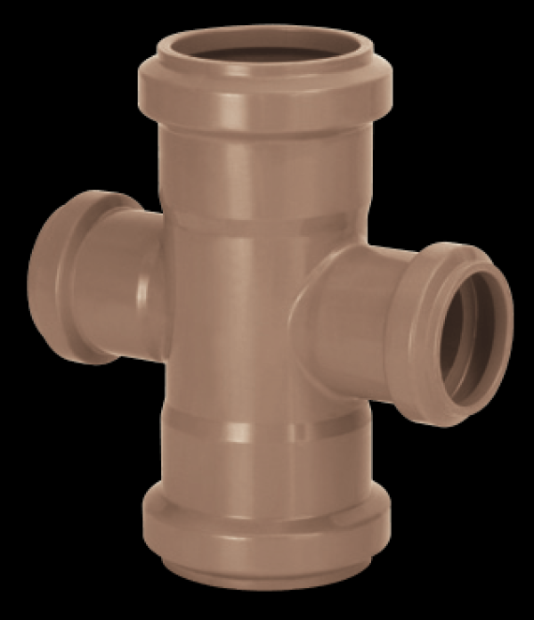 Cruzeta Redução PBA sem Anel de 75x50mm Amanco Wavin