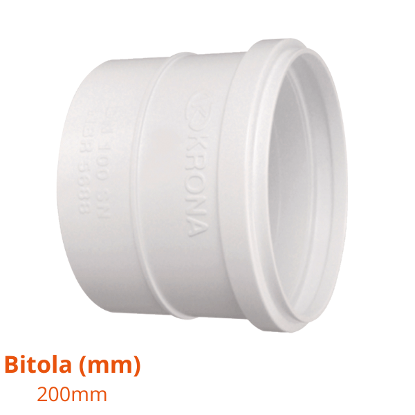 Encontraproduto.com.br - Luva Esgoto Simples 200mm Krona 720