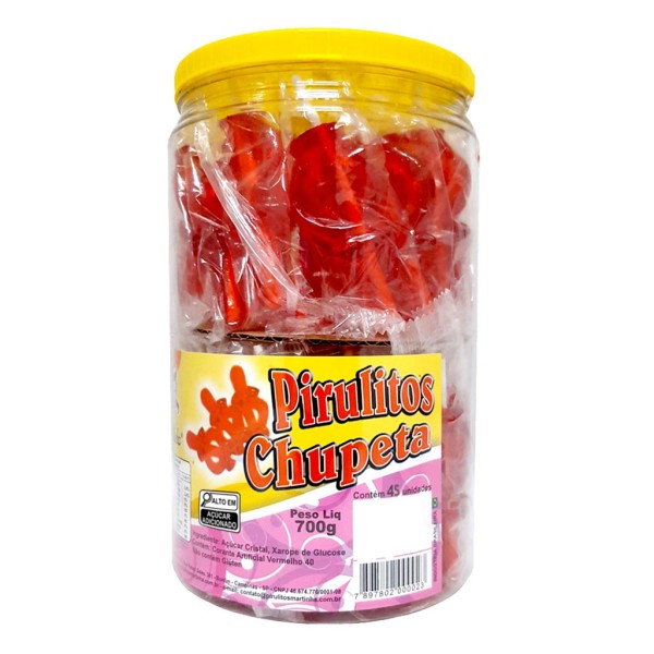 Pirulito Chupeta Doce 700g - Martinha