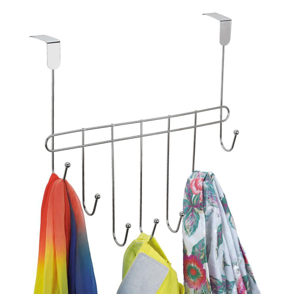 Encontraproduto.com.br - Suporte Eclipse 7 Ganchos Com Esferas Cromado Arthi