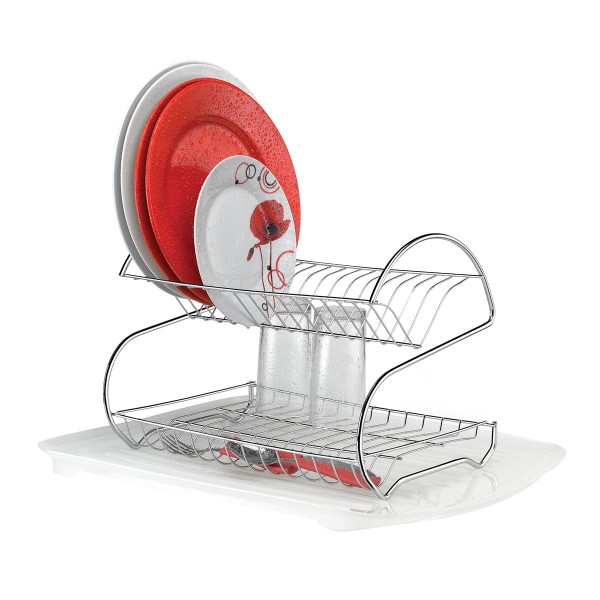 Encontraproduto.com.br - Escorredor Classic S Duplo  Cromado Arthi