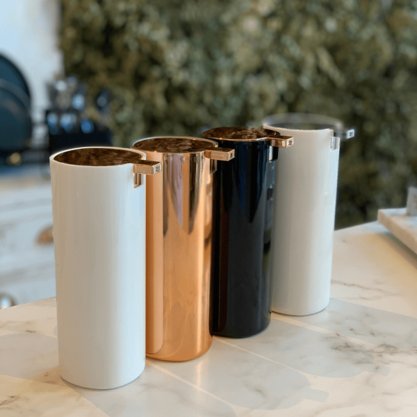 Encontraproduto.com.br - Dispenser Para Detergente Linha Conceito Rose Gold