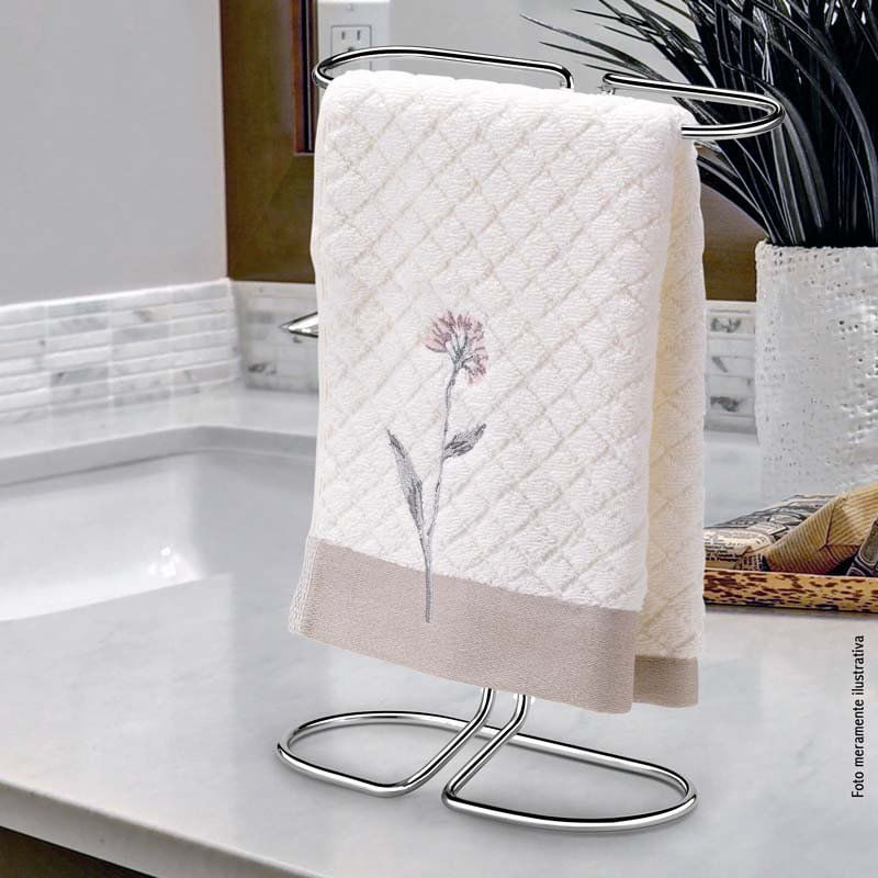 Encontraproduto.com.br - Porta Toalha Lavabo Arthi 1269 Premium