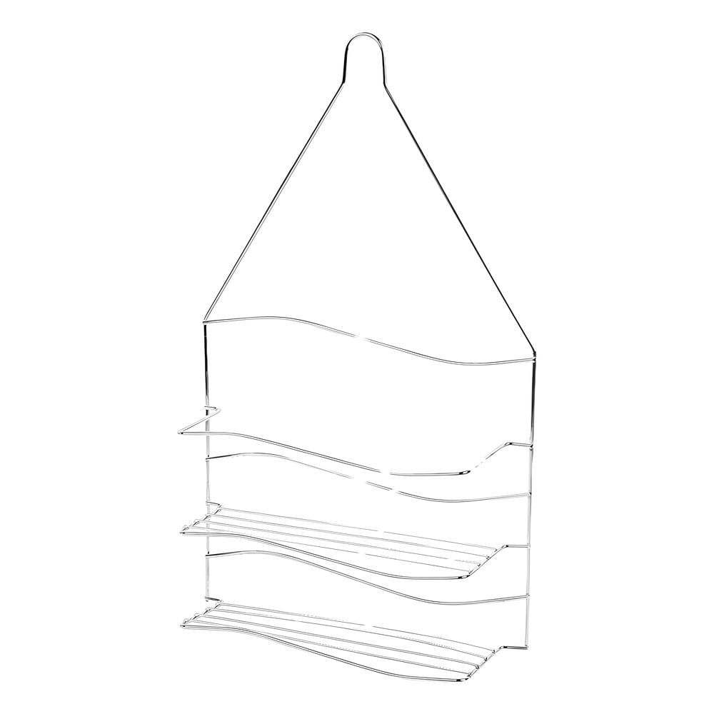 Encontraproduto.com.br - Porta Shampoo Duplo com Ventosa Onda Arthi