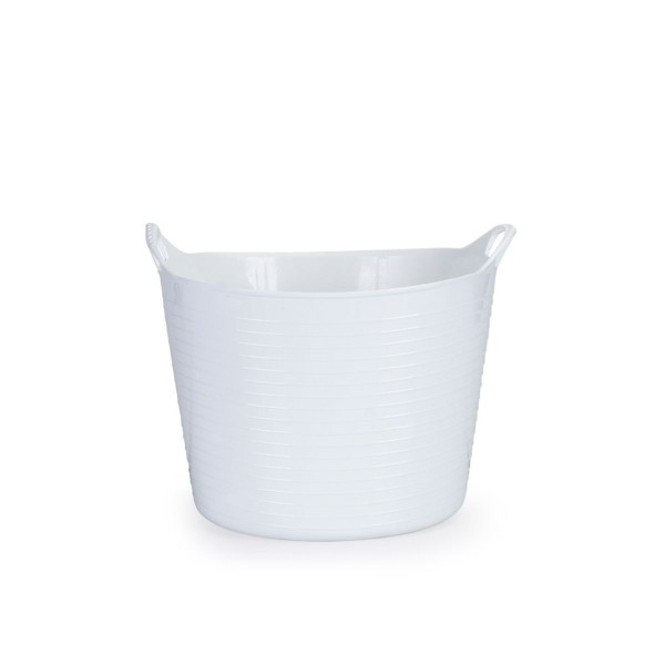 Encontraproduto.com.br - Cesto Multiuso Flexível Branco 25 Litros Arthi