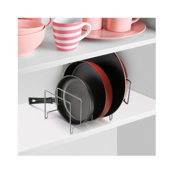Encontraproduto.com.br - Suporte para Refratários de Apoiar Cromado Linha Organiza - 1853 - Arthi