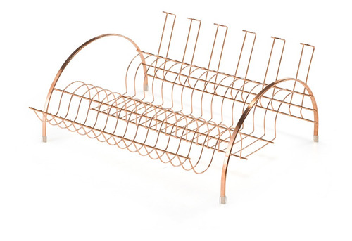 Escorredor De Louças Fantastik Rose Gold 15 Pratos E 06 Copos