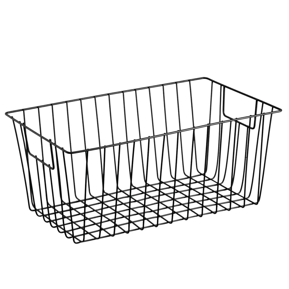Encontraproduto.com.br - Cesto Retangular Grande Preto Arthi