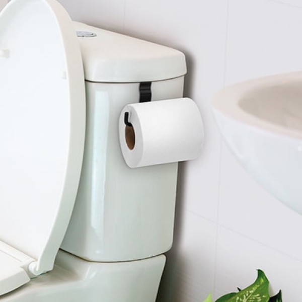 Encontraproduto.com.br - Suporte para Papel Higiênico Preto Arthi