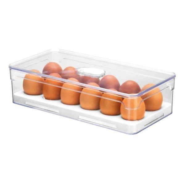 Encontraproduto.com.br - Porta Ovos Arthi com Tampa e Respiro - 2,8 Litros