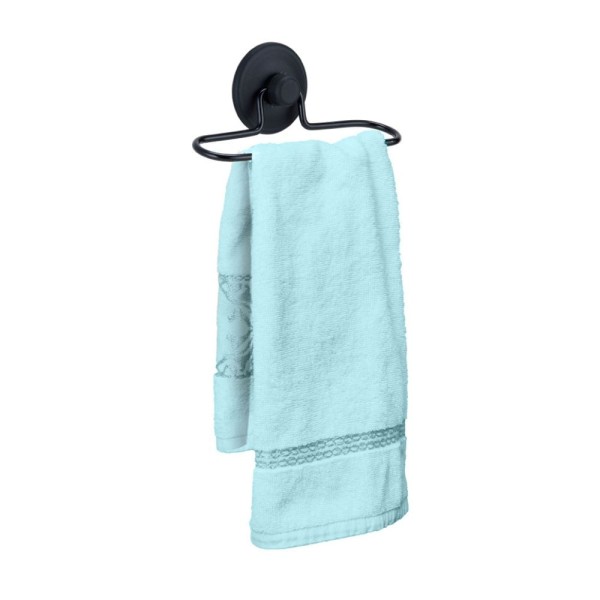 Encontraproduto.com.br - Porta Toalha de Rosto com Dupla Face 3M Preto