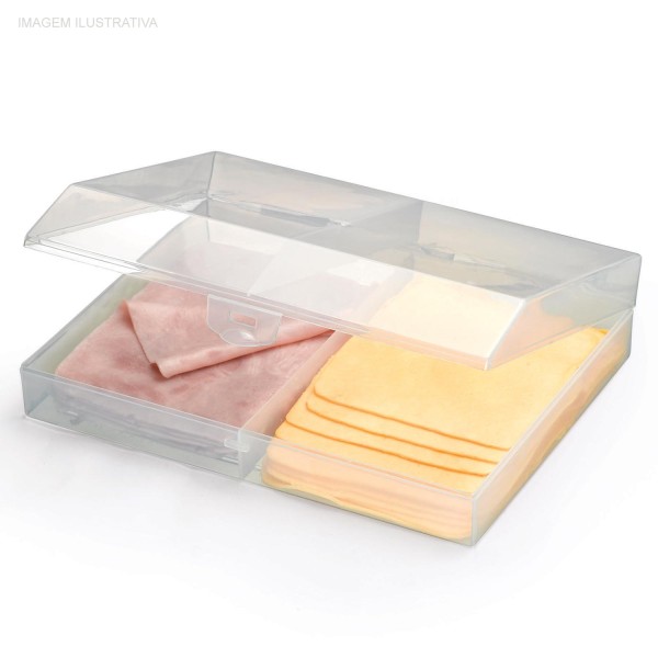 Encontraproduto.com.br - Porta Frios Duplo em Plástico Arthi 5010