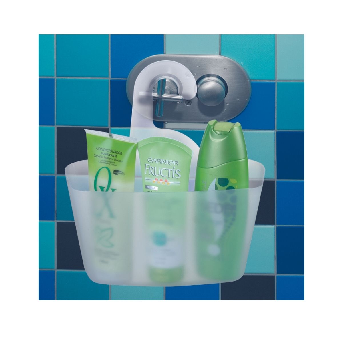 Encontraproduto.com.br - Cesto Multiuso Com Alça Branco Arthi