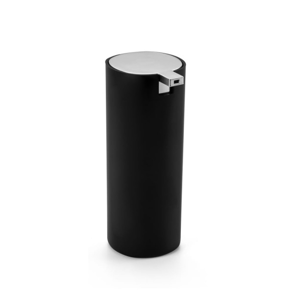 Dispenser Para Detergente Linha Conceito Preto Com Cromado