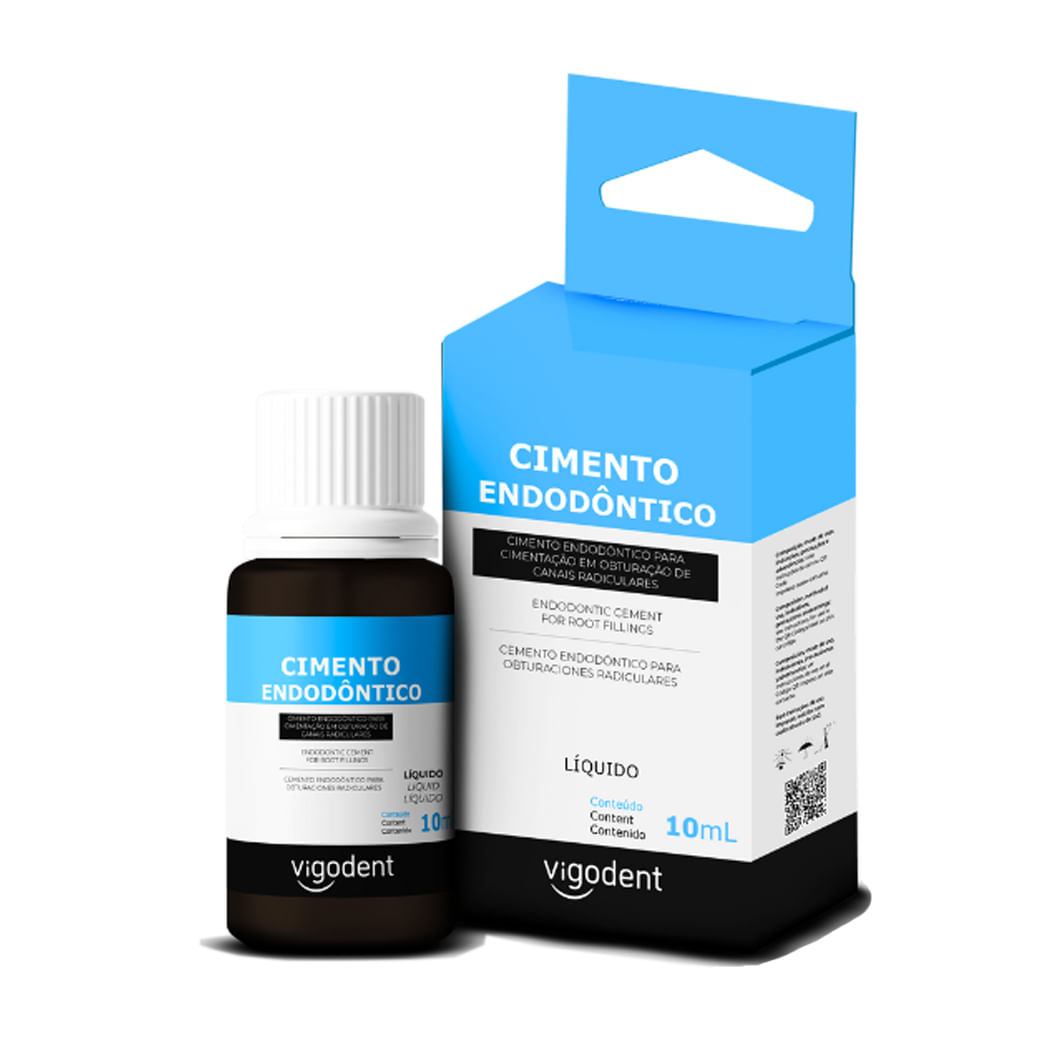 Encontraproduto.com.br - Cimento Endodôntico 10ml - Vigodent