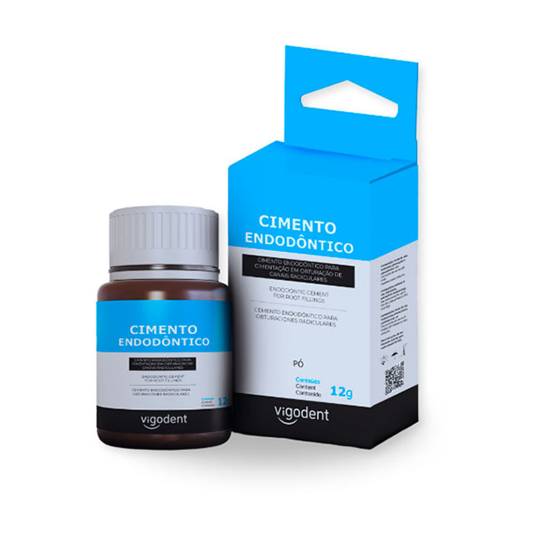 Encontraproduto.com.br - Cimento Endodôntico 12g - Vigodent
