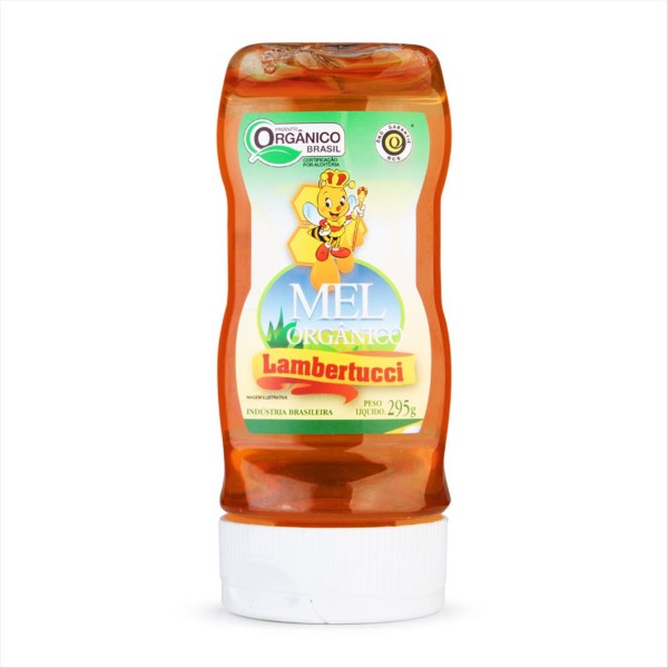 Mel Orgânico Lambertucci Bisnaga 295g