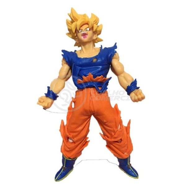 Encontraproduto.com.br - Boneco Action Goku Ssj Sayajin 1 Dragonball Z 20Cm