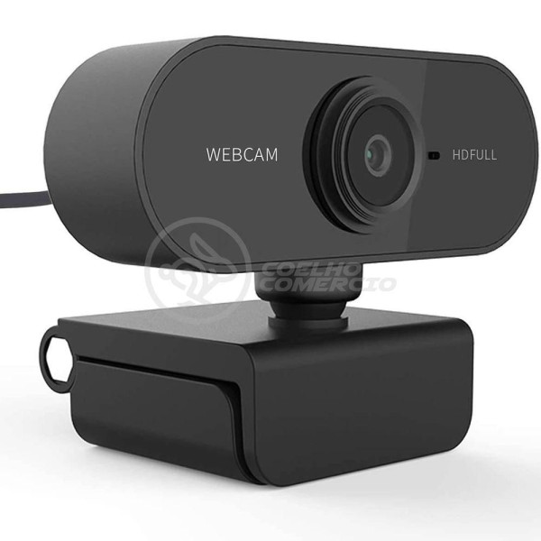 Encontraproduto.com.br - Webcam Câmera Full Hd 1080p Com Microfone Usb 2.0
