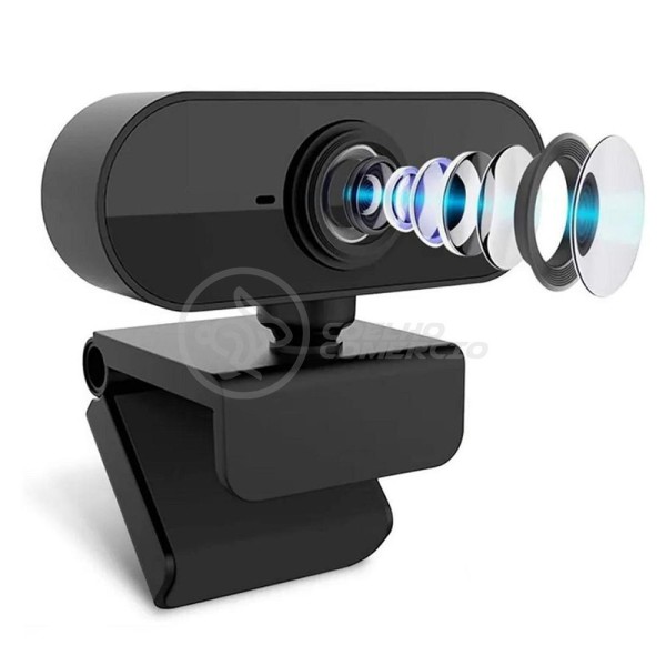 Encontraproduto.com.br - Webcam Câmera Full Hd 1080p Com Microfone Usb 2.0