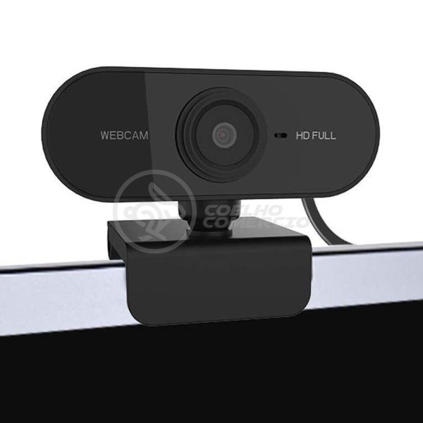 Encontraproduto.com.br - Webcam Câmera Full Hd 1080p Com Microfone Usb 2.0