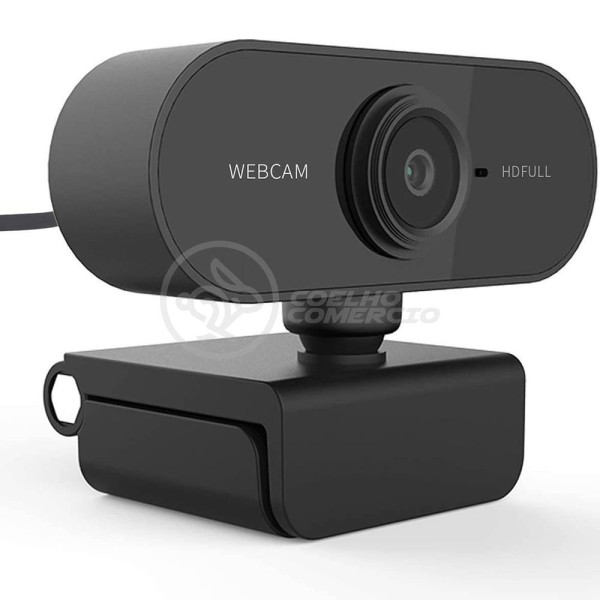 Encontraproduto.com.br - Webcam Câmera Full Hd 1080p Com Microfone Usb 2.0