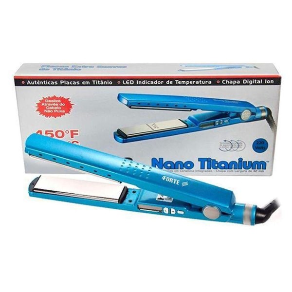 Encontraproduto.com.br - Chapinha Prancha Profissional Titanium 1 1-4 Até 450ºf