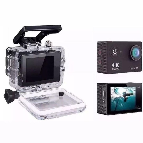 Encontraproduto.com.br - Go Cam Vídeo Action Ação Wifi 4K Sports Cam Ultra Hd Dv 30M