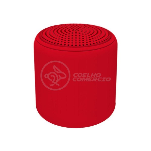 Encontraproduto.com.br - Mini Caixa De Som Inpods Wireless Bluetooth V5 Vermelho