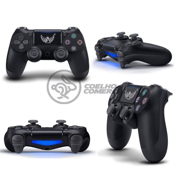 Encontraproduto.com.br - Manete Controle Compativel Playstation Ps4 Bluetooth Preto