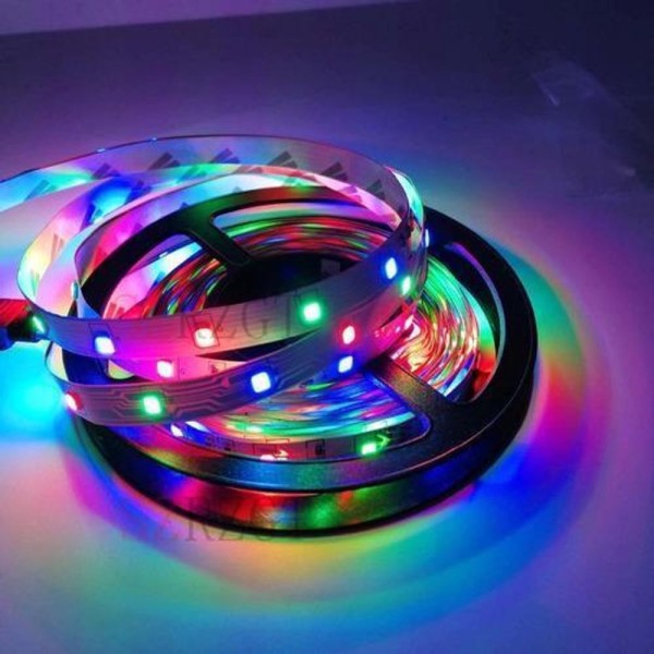 Encontraproduto.com.br - Tira De Led Fita 5 Metros Com Controle 60 Leds Rgb