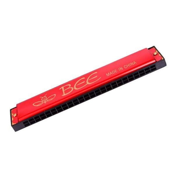 Encontraproduto.com.br - Gaita Harmônica De Boca Tom C Bee Diatônica 24 Furos Nº8