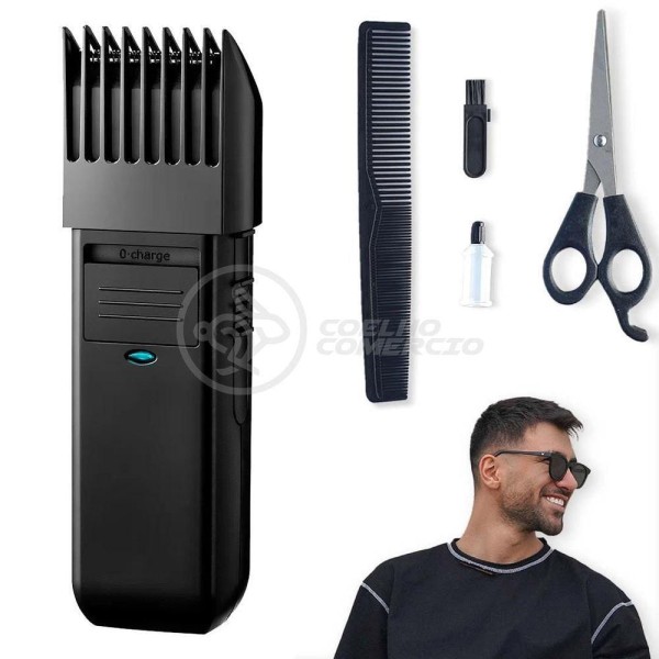 Encontraproduto.com.br - Máquina De Cabelo Aparador Acabamento Barba Pezinho Pelos