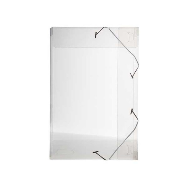 Encontraproduto.com.br - PASTA ELASTICO MINI LOMBO 2,5CM TRANSPARENTE DELLO
