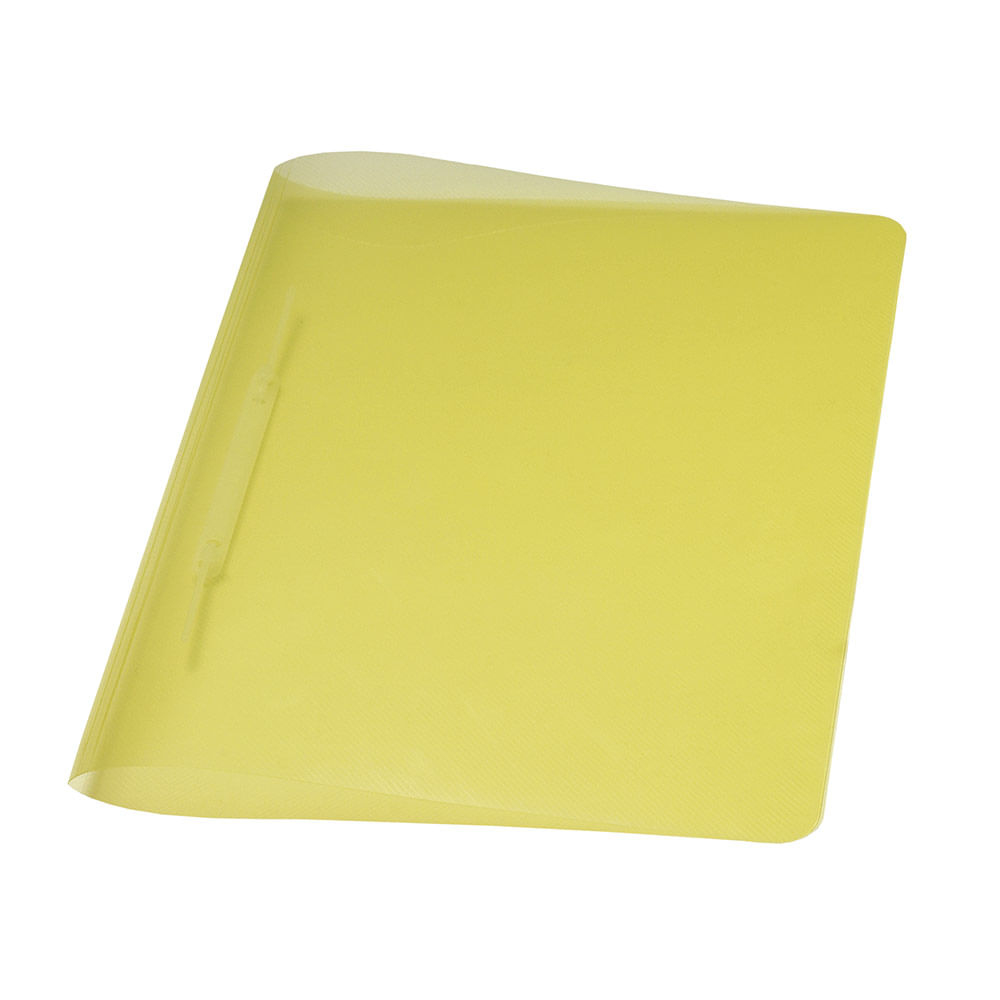 Encontraproduto.com.br - Pasta Grampo Dello Plast com Grampo Plástico Amarela 34x24,5cm
