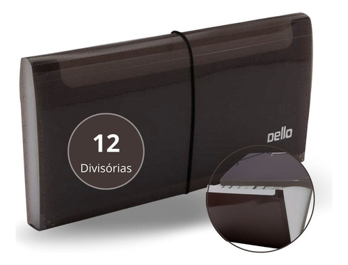 Encontraproduto.com.br - Pasta Sanfonada Pequena Para Cheques Nota Promissória Dello