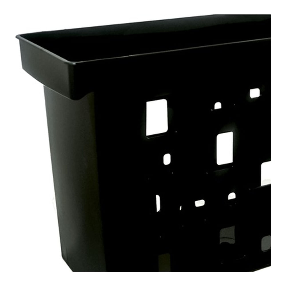 Encontraproduto.com.br - Caixa Arquivo Dellocolor Sem Pasta Suspensa Protea Preta