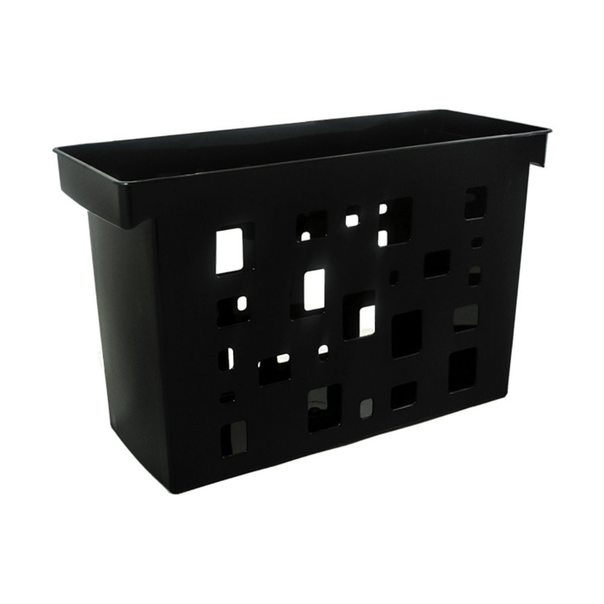 Encontraproduto.com.br - Caixa Arquivo Dellocolor Sem Pasta Suspensa Protea Preta