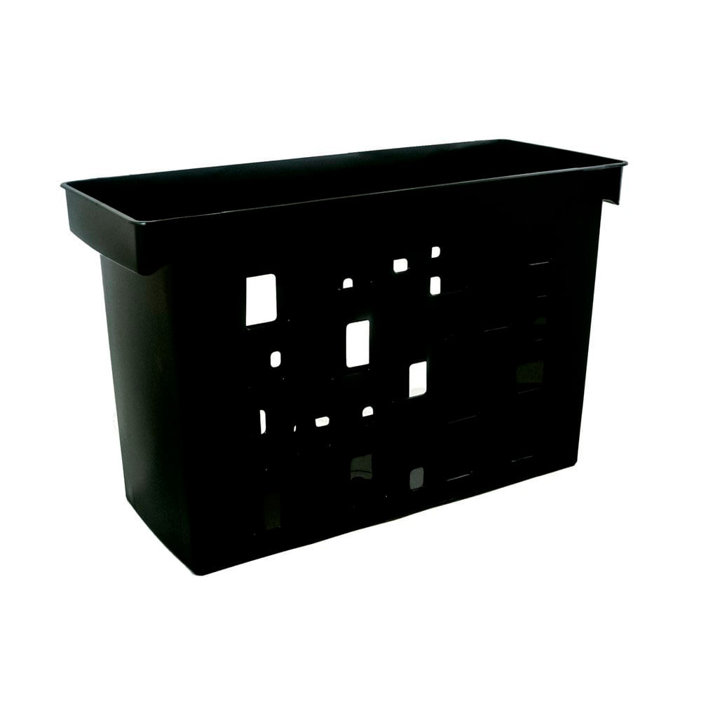 Encontraproduto.com.br - Caixa Arquivo Dellocolor Sem Pasta Suspensa Protea Preta